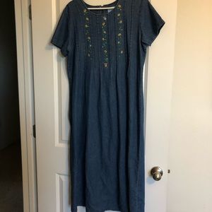 Denim Sunflower Dress